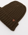 Breigoed - Donkergroene sjaal met rib