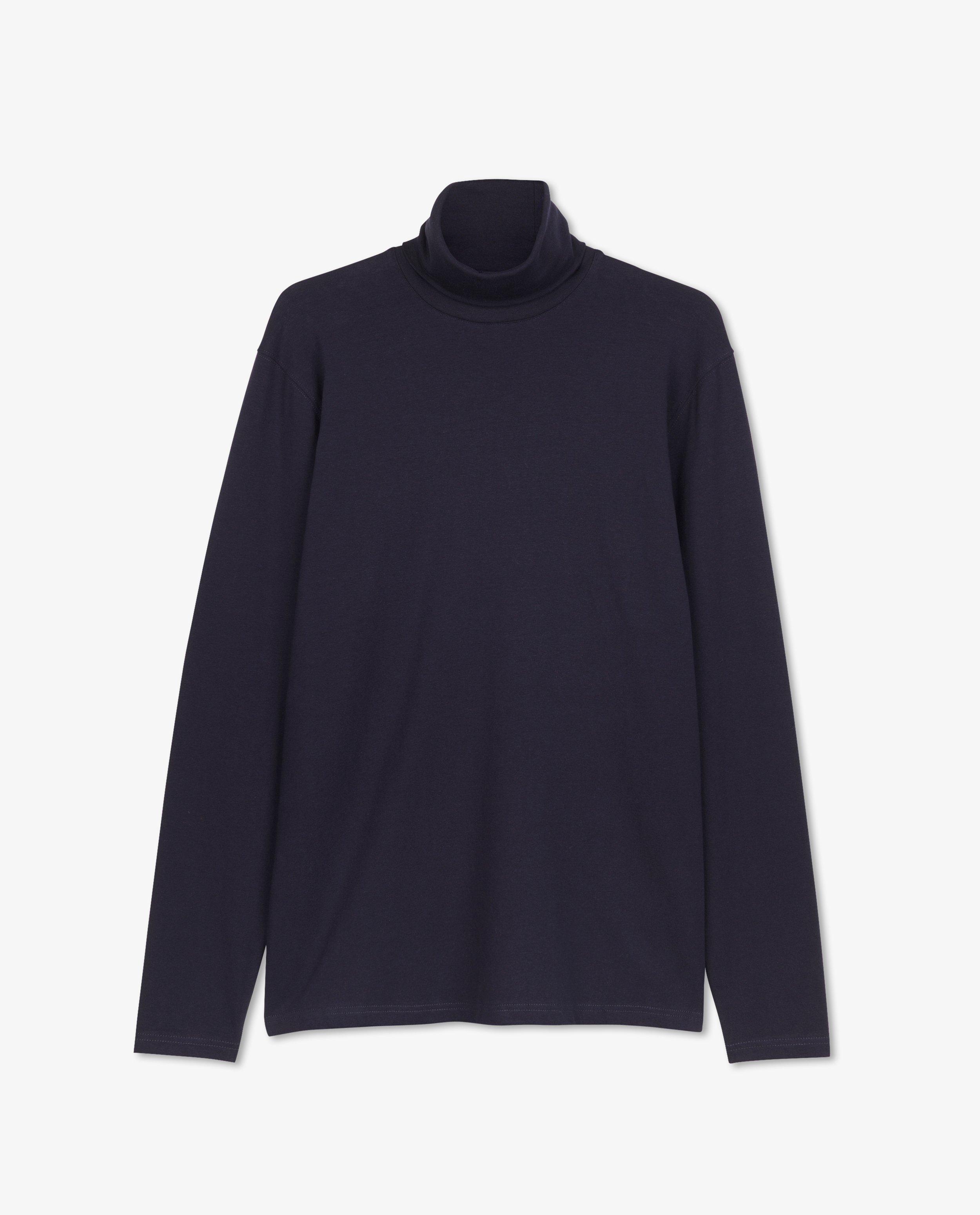 Sous-pull en coton bio gris - avec du stretch - Quarterback