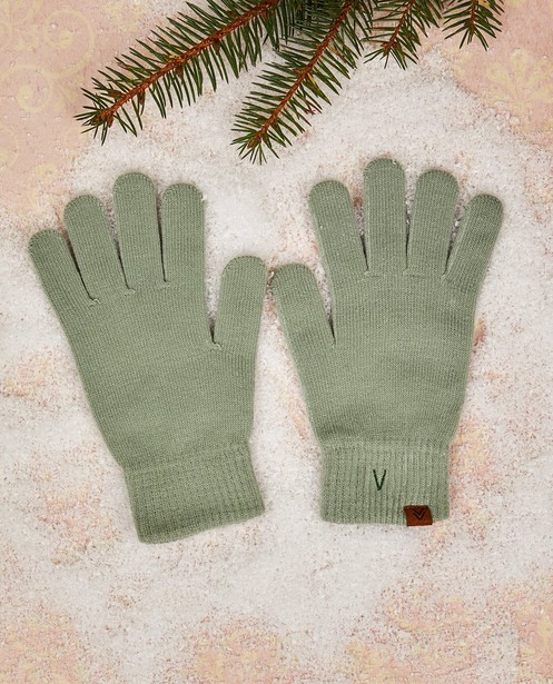 Groene handschoenen - volwassenen, Studio Unique - personaliseerbaar - JBC