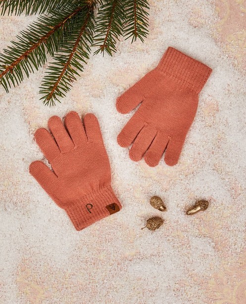Roze handschoenen - volwassenen, Studio Unique - personaliseerbaar - JBC