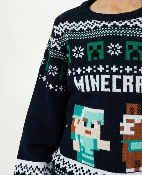 T-shirts - Kersttrui Minecraft, 7-14 jaar