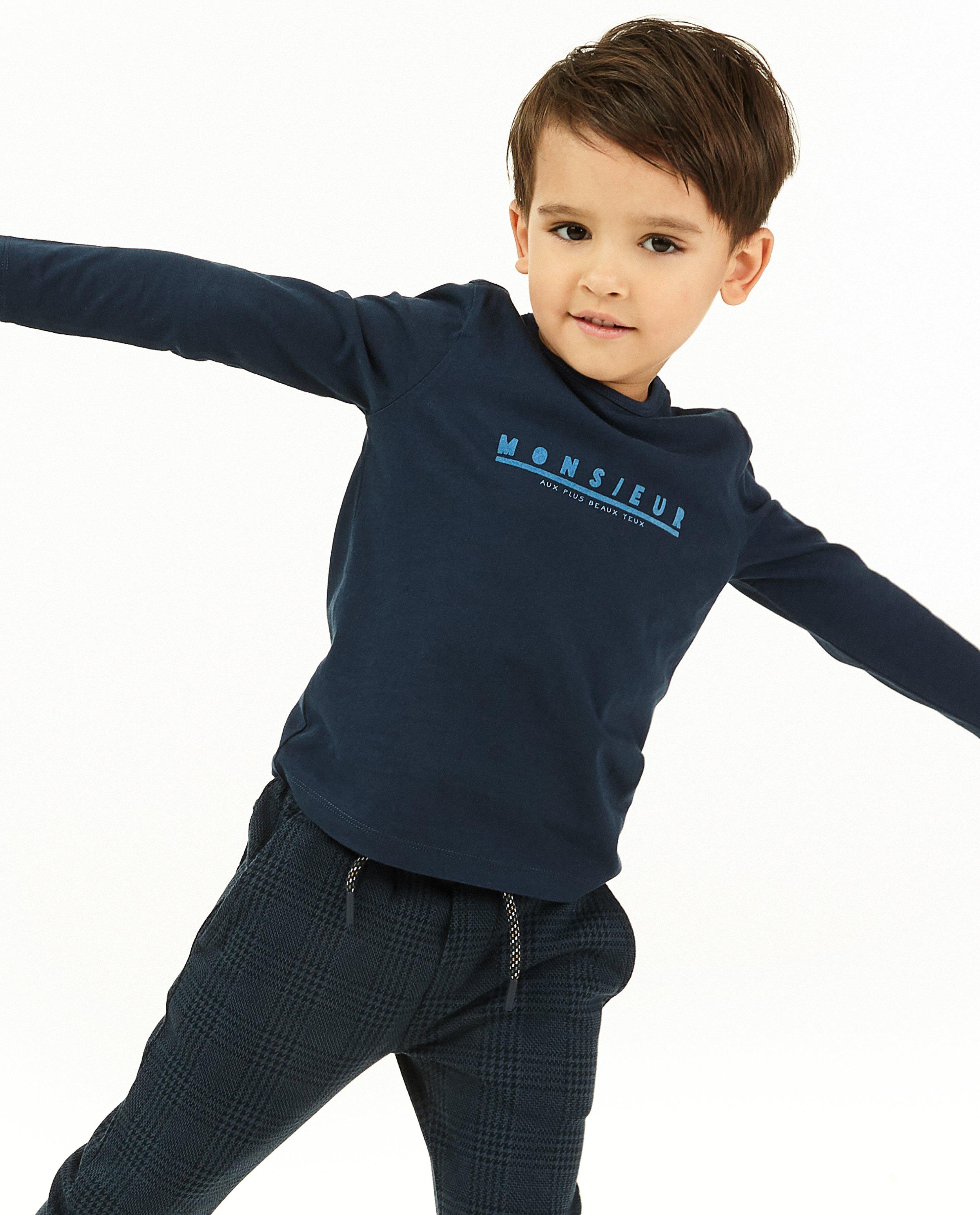T-shirts - Groene longsleeve met FR opschrift