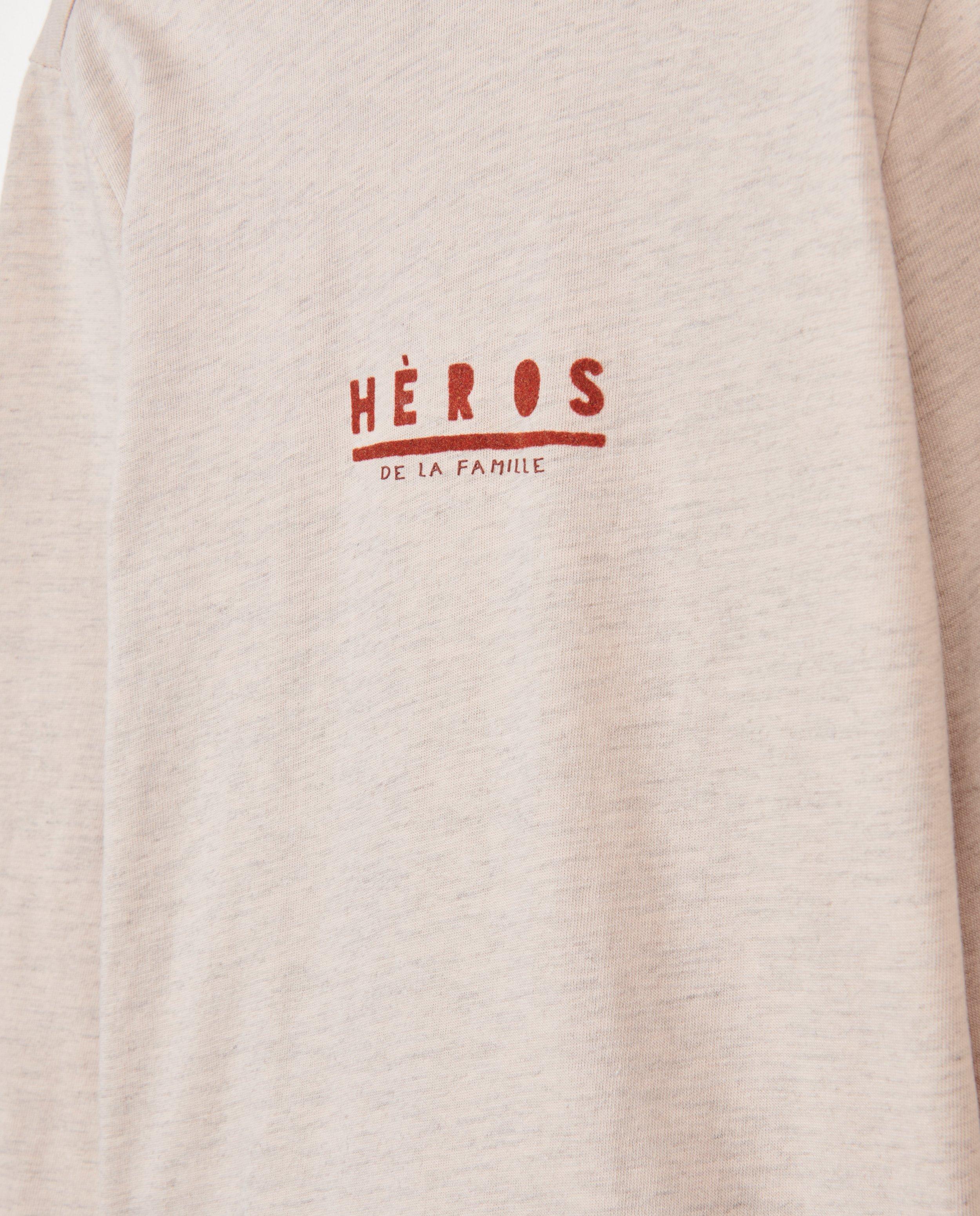 T-shirts - T-shirt vert à manches longues avec inscription FR