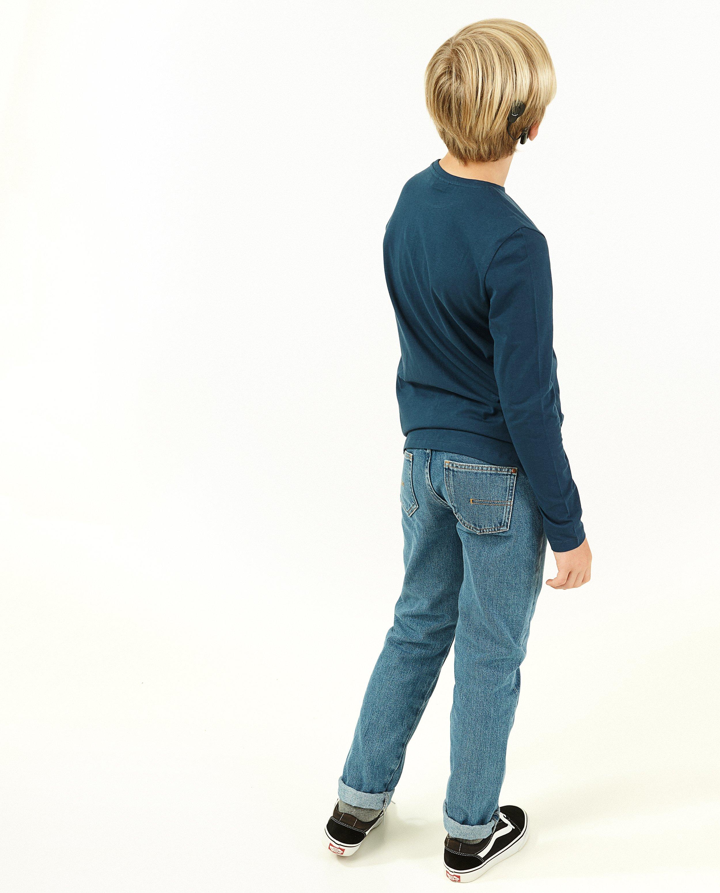 T-shirts - Kaki longsleeve met NL opschrift