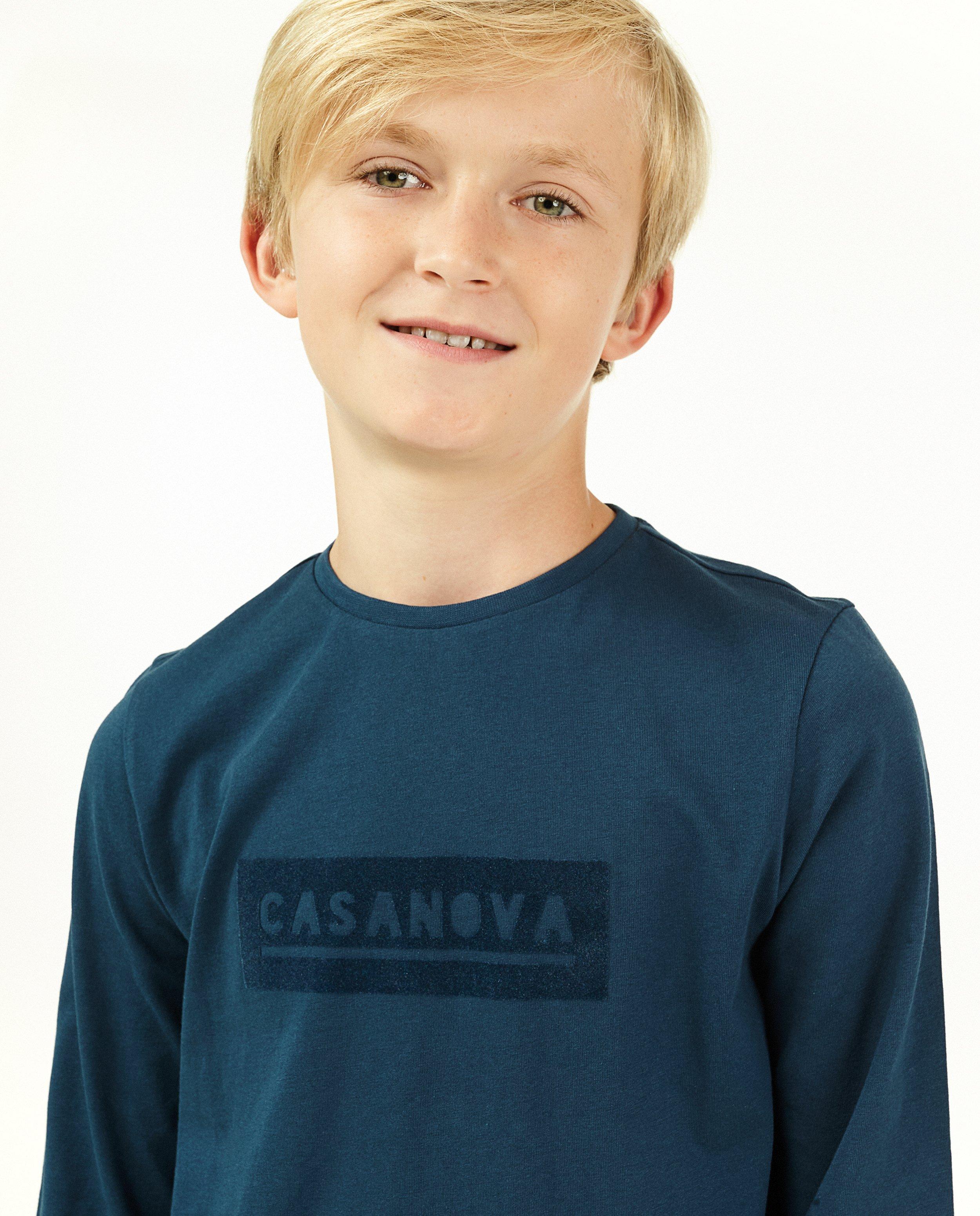 T-shirts - Kaki longsleeve met FR opschrift