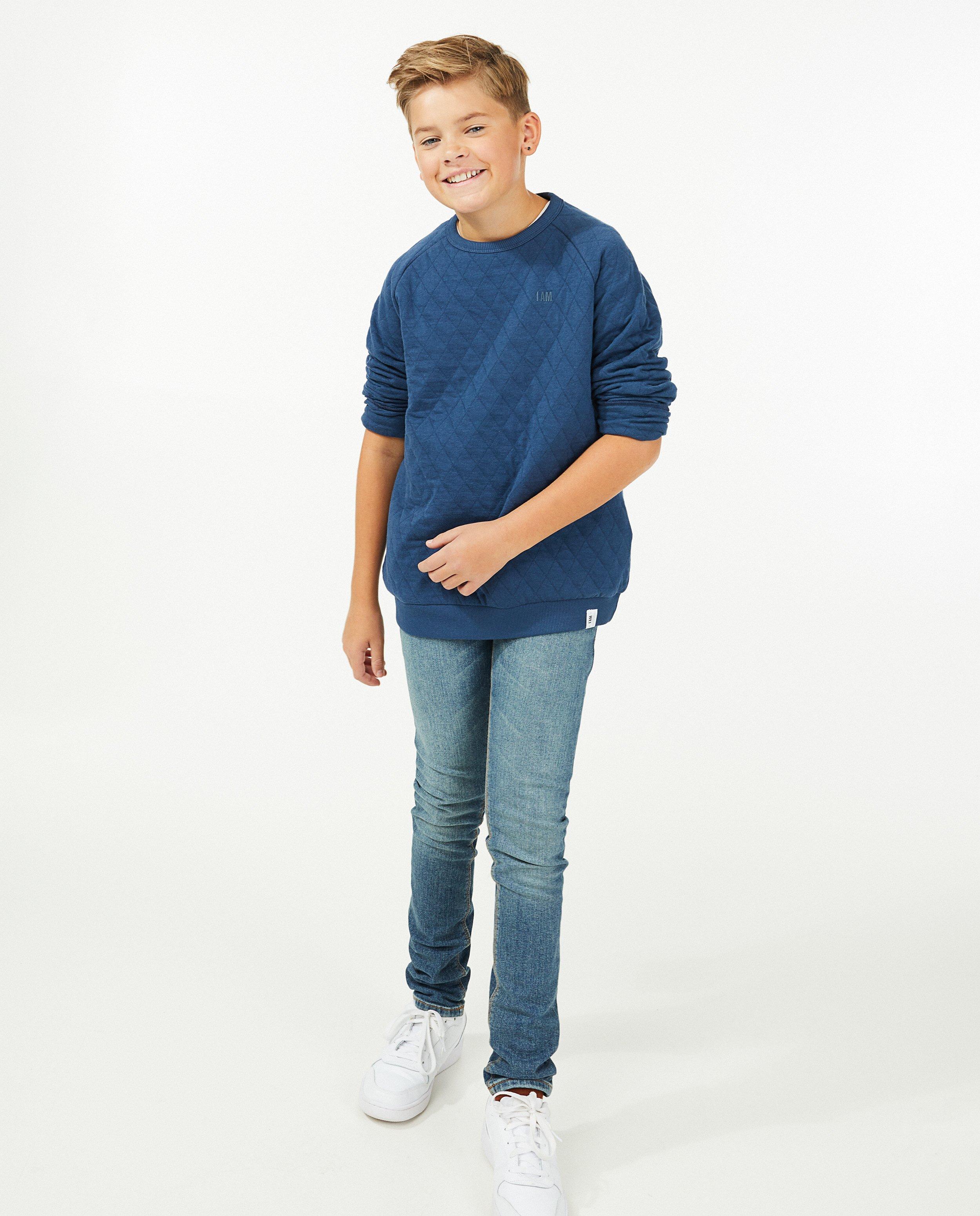 Sweat en PET recyclé I AM, 7-14 ans - null - I AM