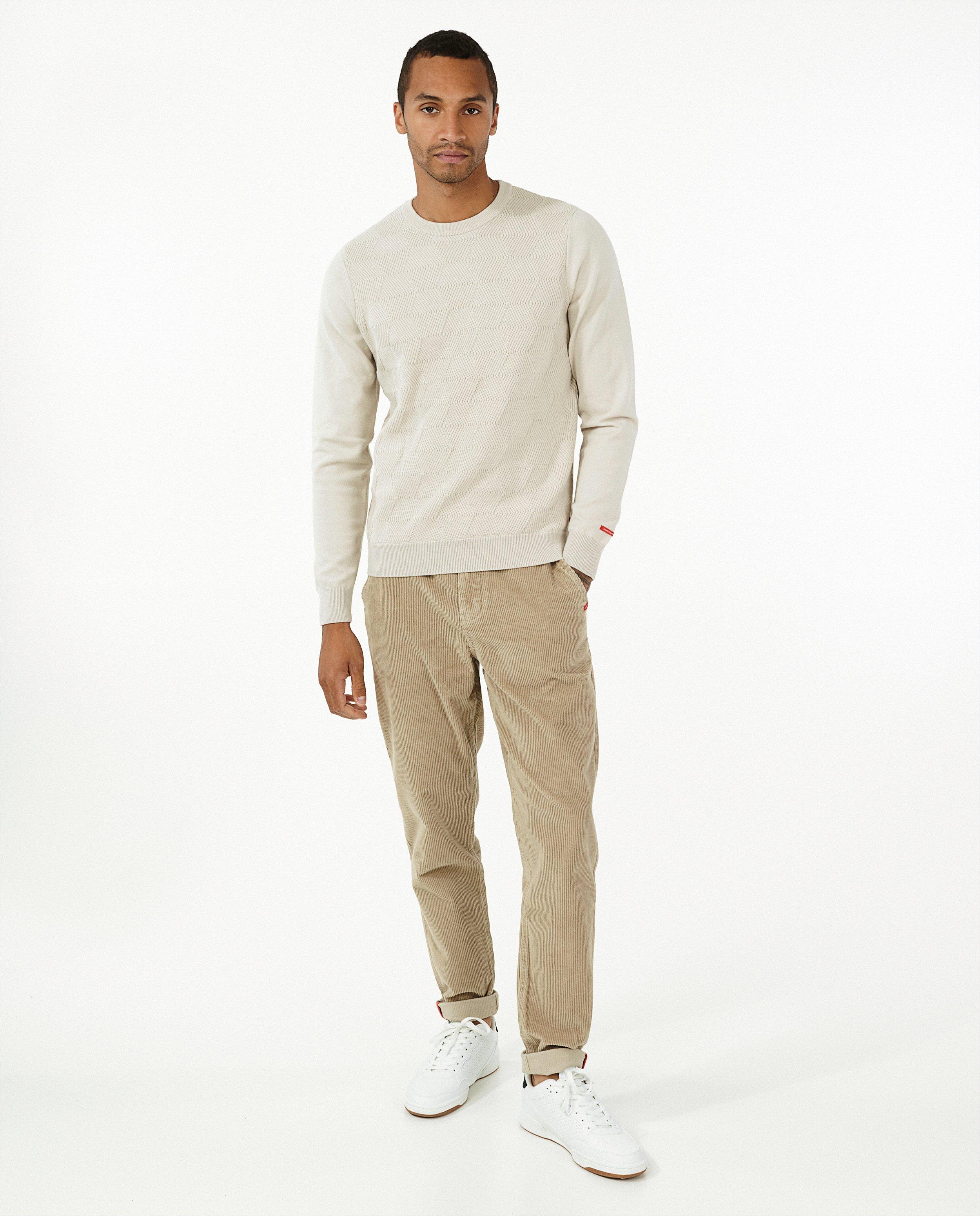 Beige trui met patroon Hampton Bays - Product Detail - lichtbeige - afbeelding nummer 1