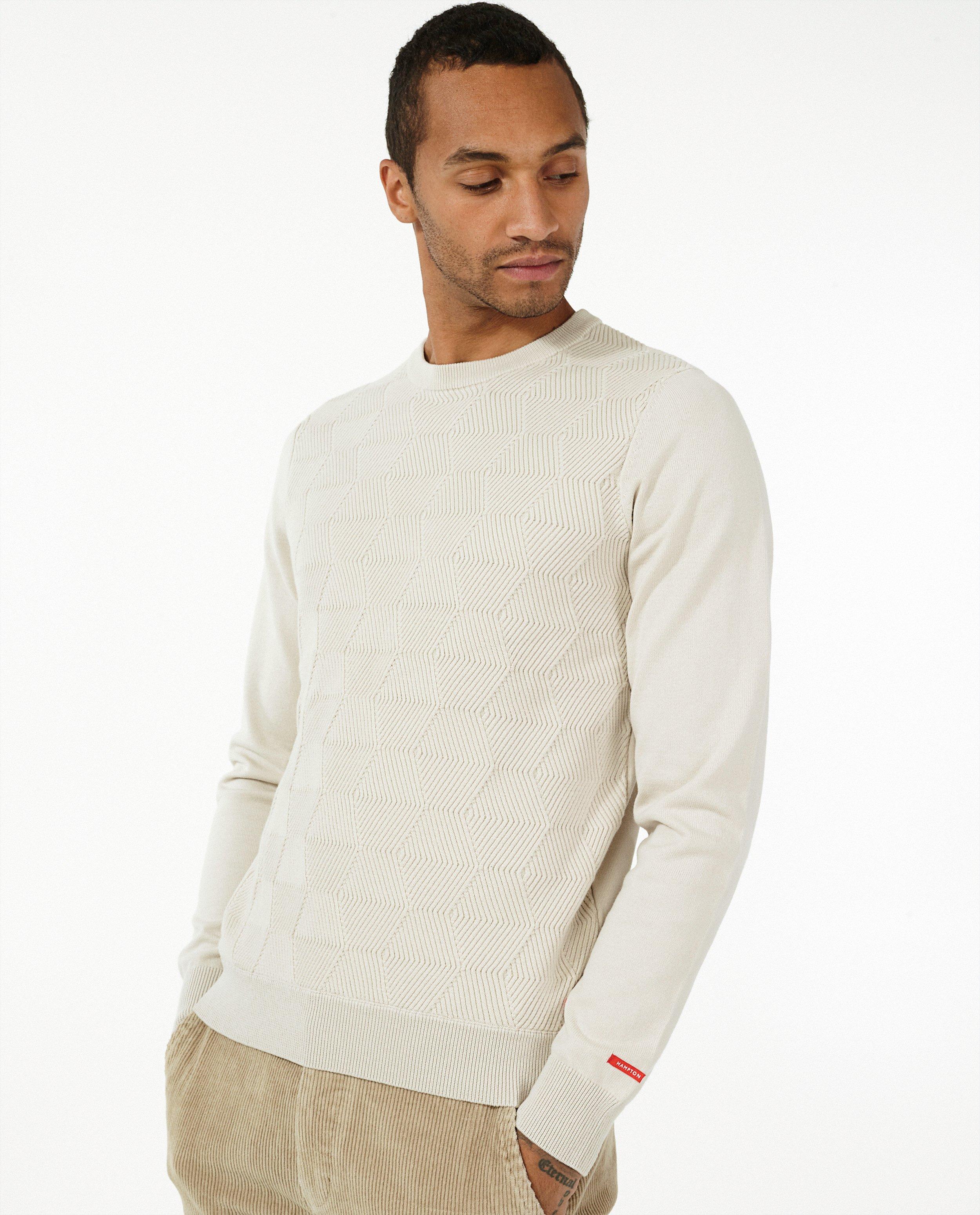 Beige trui met patroon Hampton Bays - Product Detail - lichtbeige - afbeelding nummer 2