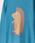 T-shirts - Donkerrode longsleeve met print
