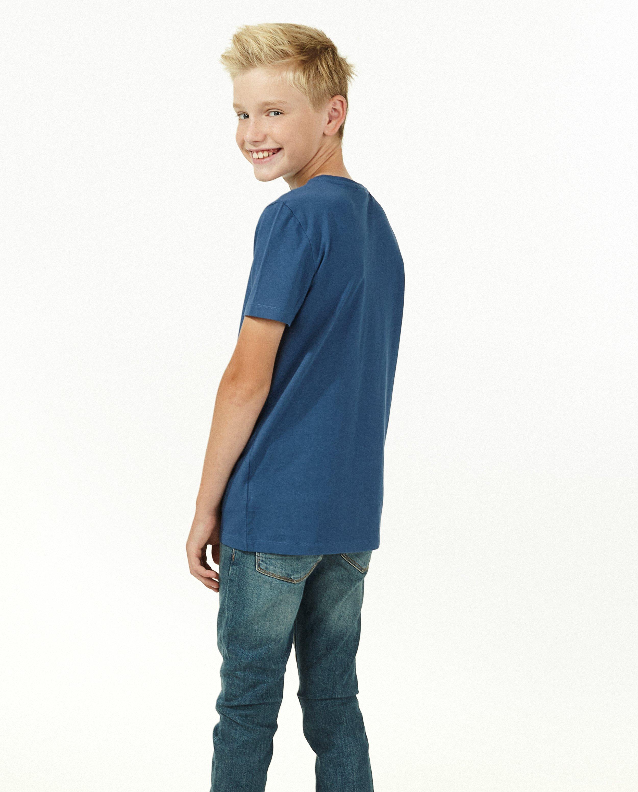 T-shirts - Lichtgrijs T-shirt met print