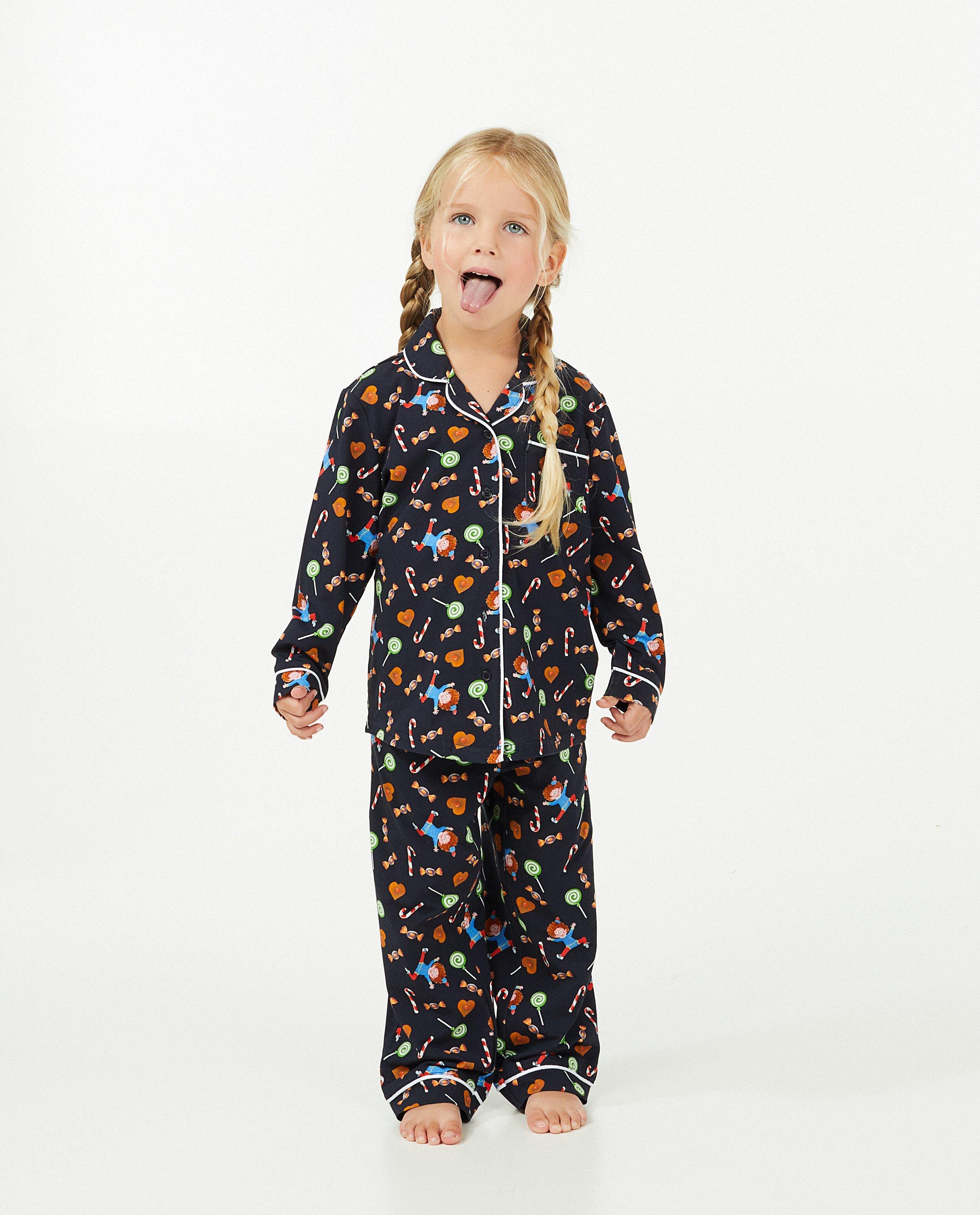 Nachtkleding - Spiekpietjespyjama + poppenpyjama