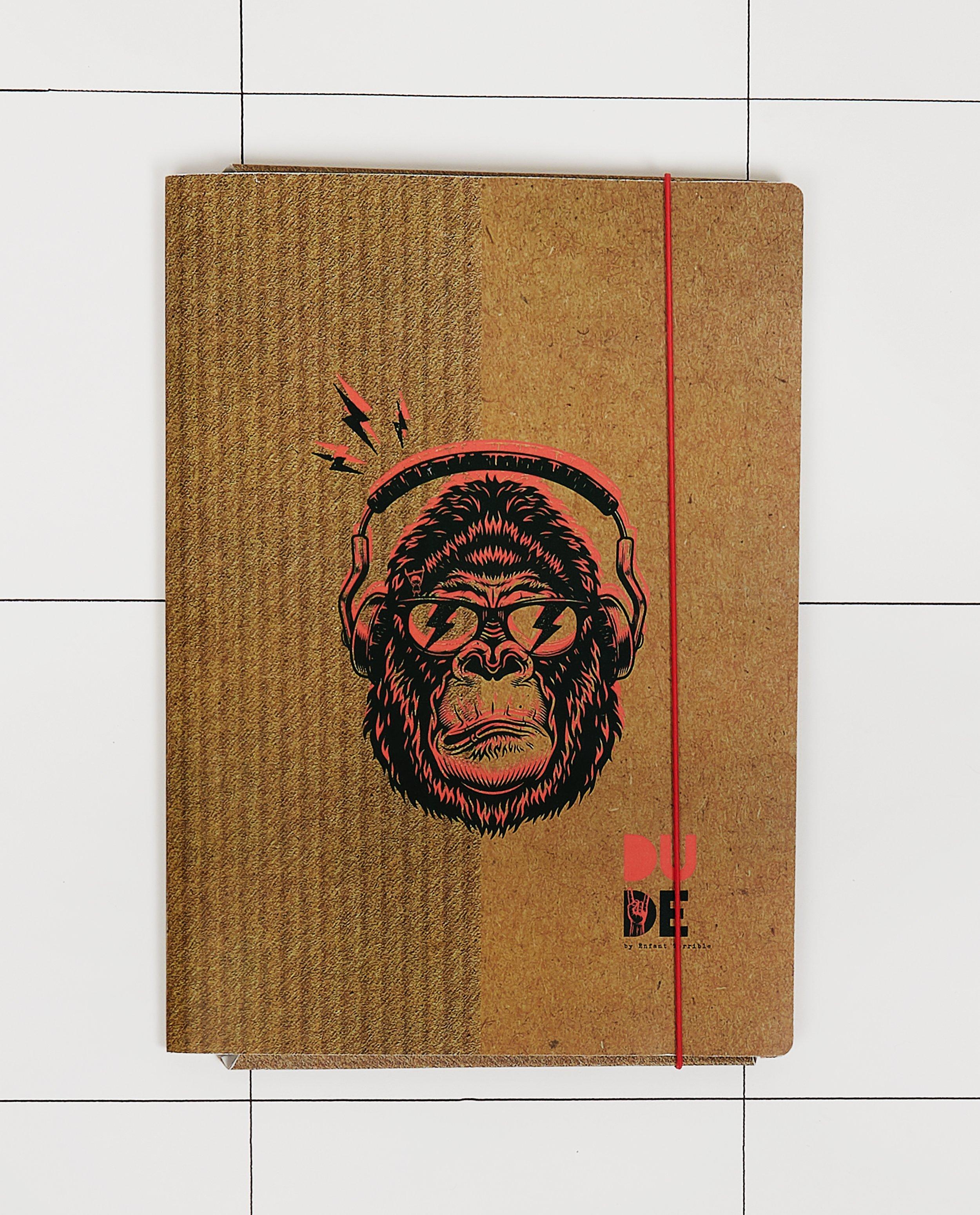 Elastomap met gorilla Enfant Terrible - A4 - JBC