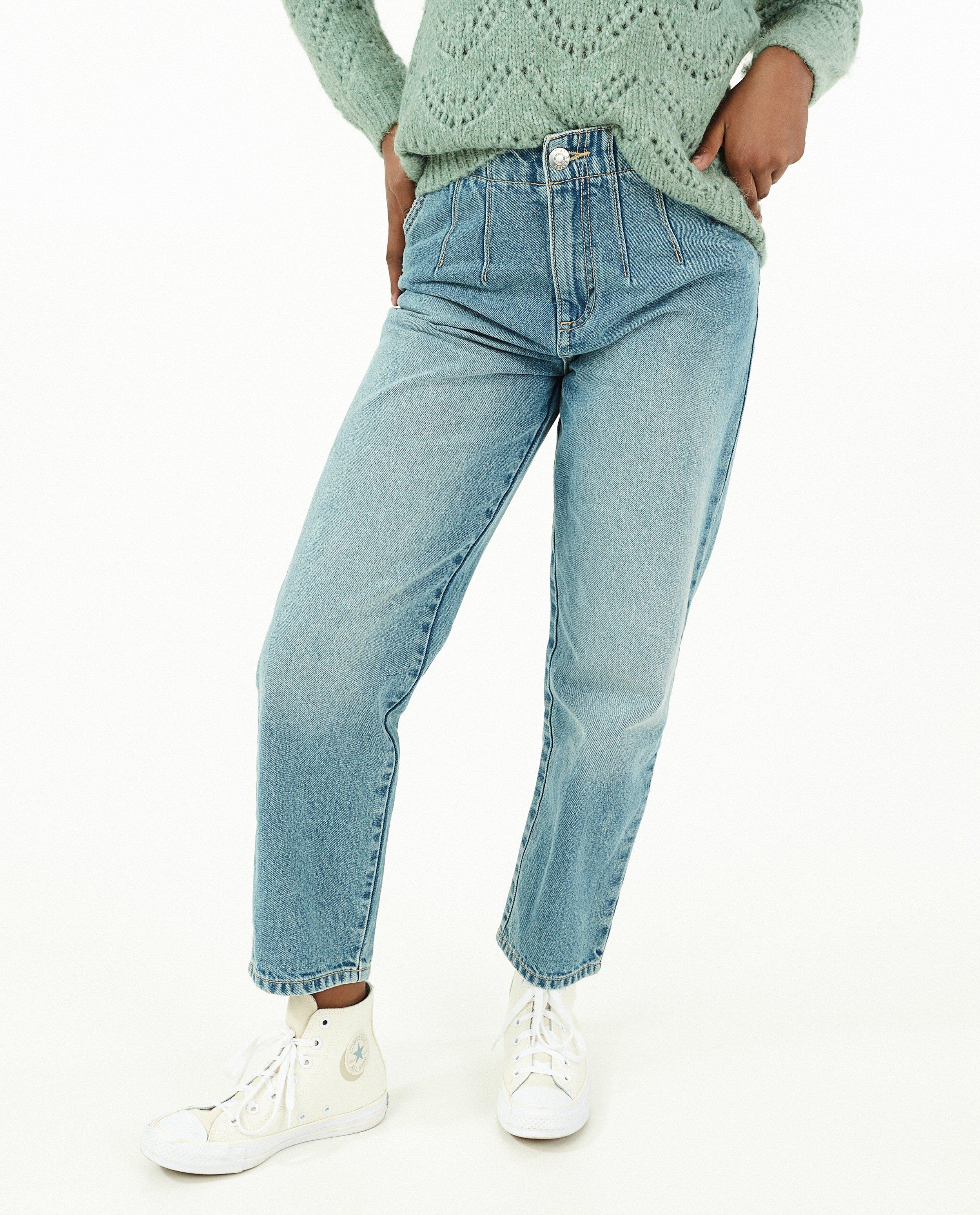 Jeans - Jeans mom bleu
