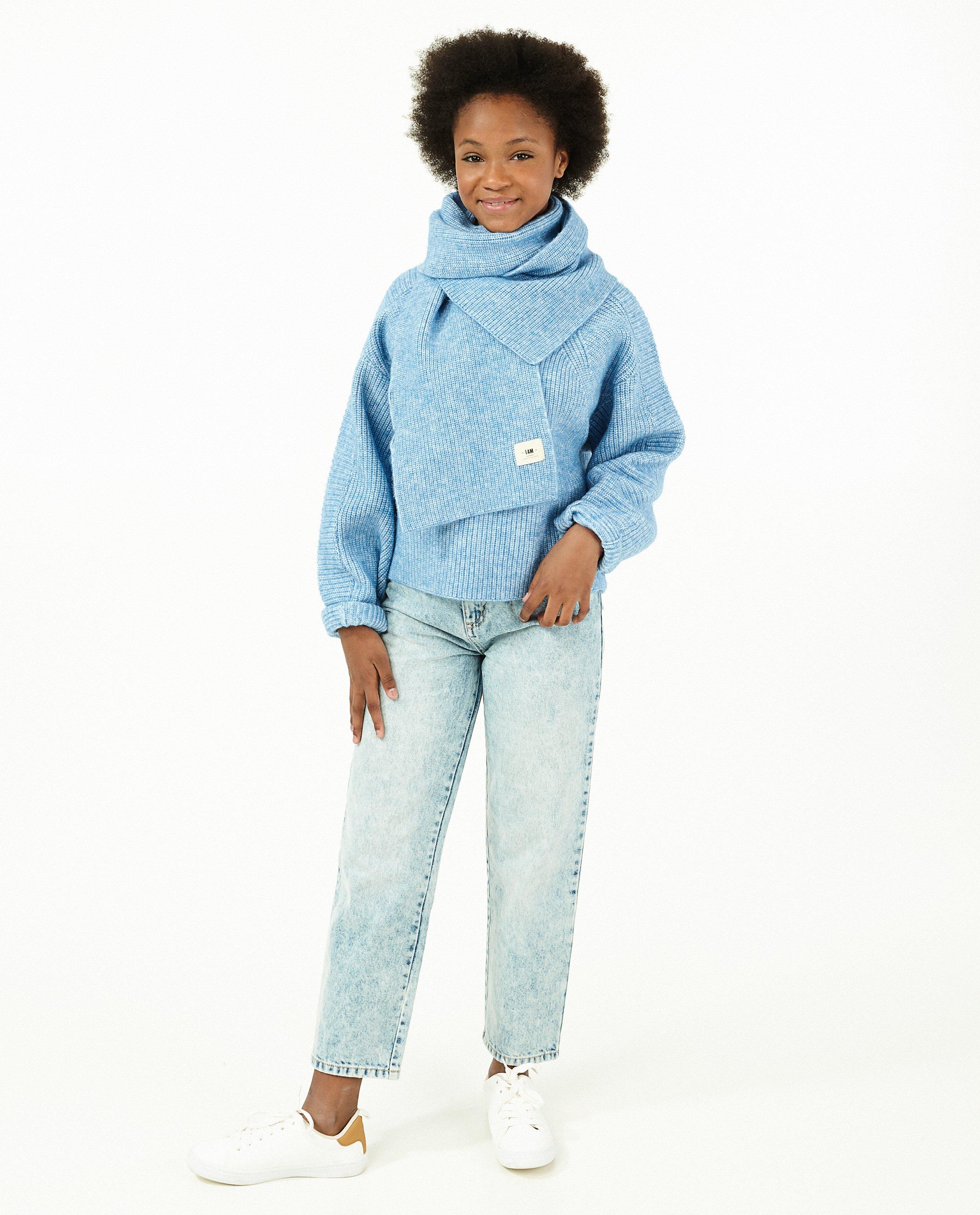 Pull en polyester recyclé I AM - chiné - I AM