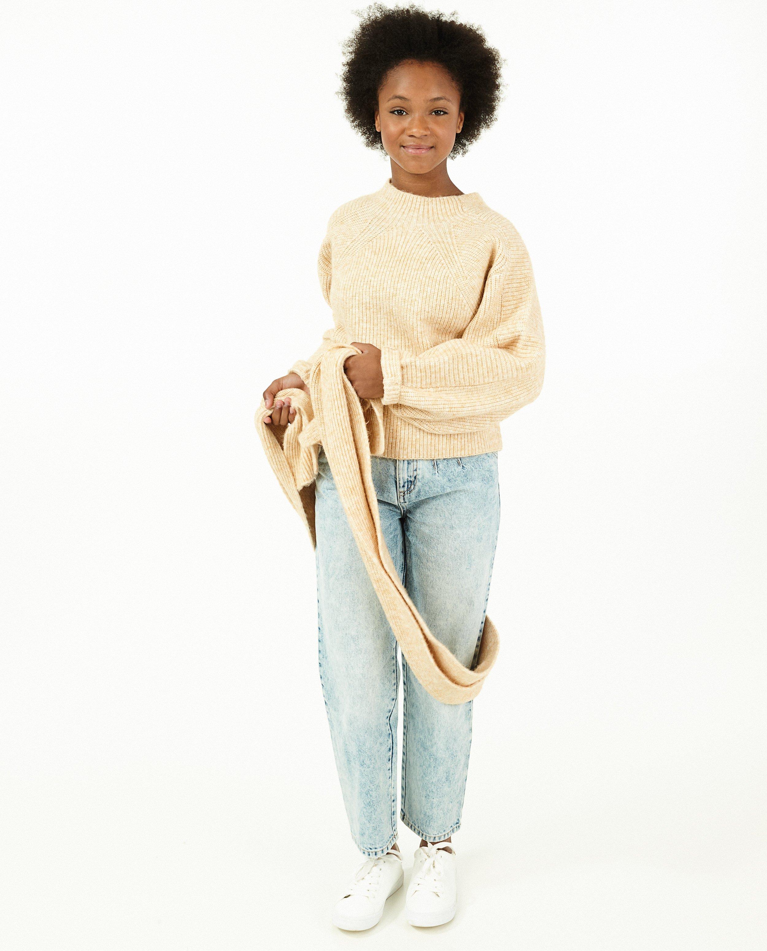 Pull en polyester recyclé I AM - chiné - I AM