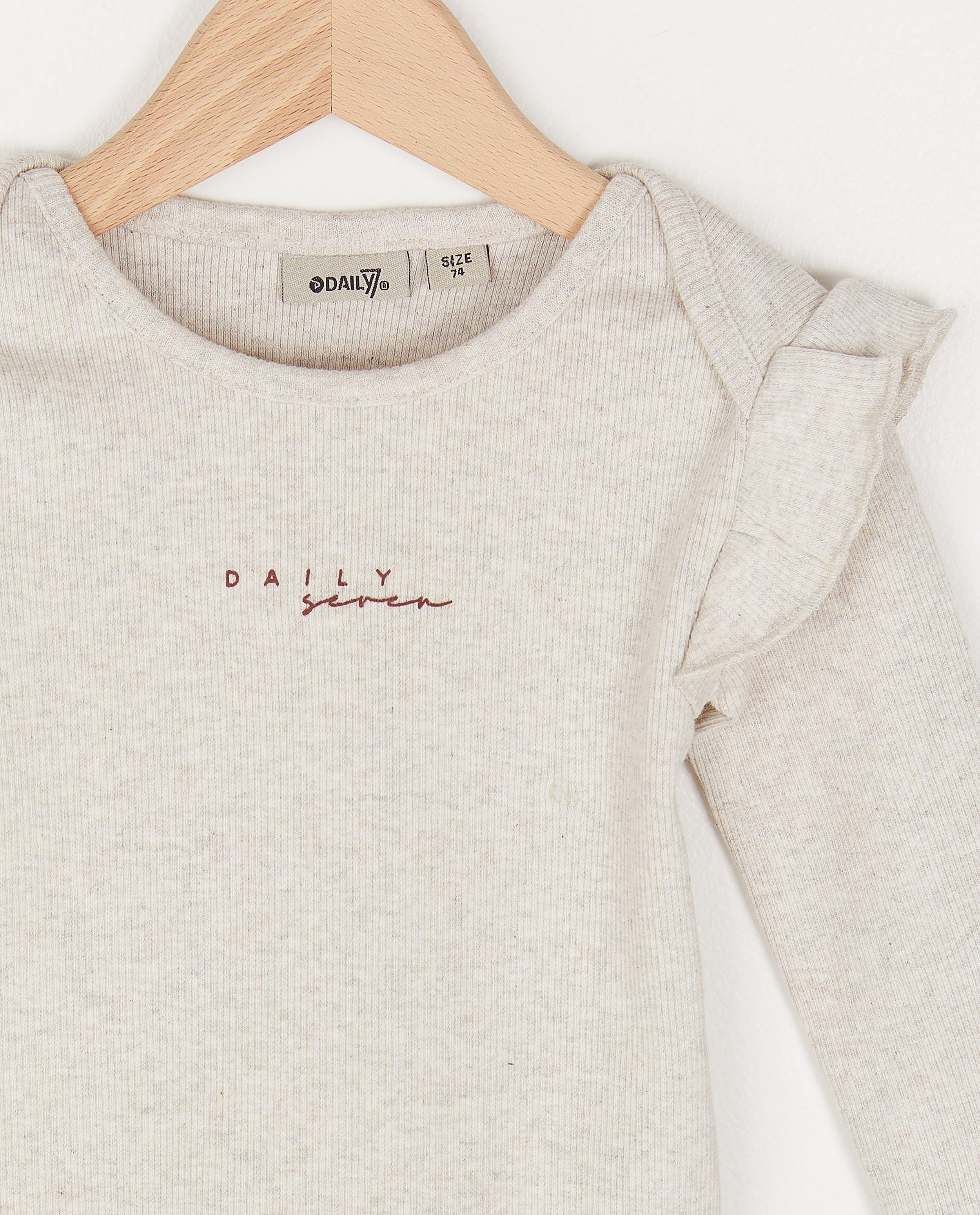 Grijze romper met ruches Daily 7 - Product Detail - wit - afbeelding nummer 3