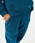 Pantalons - Jogger bleu unisexe en coton bio