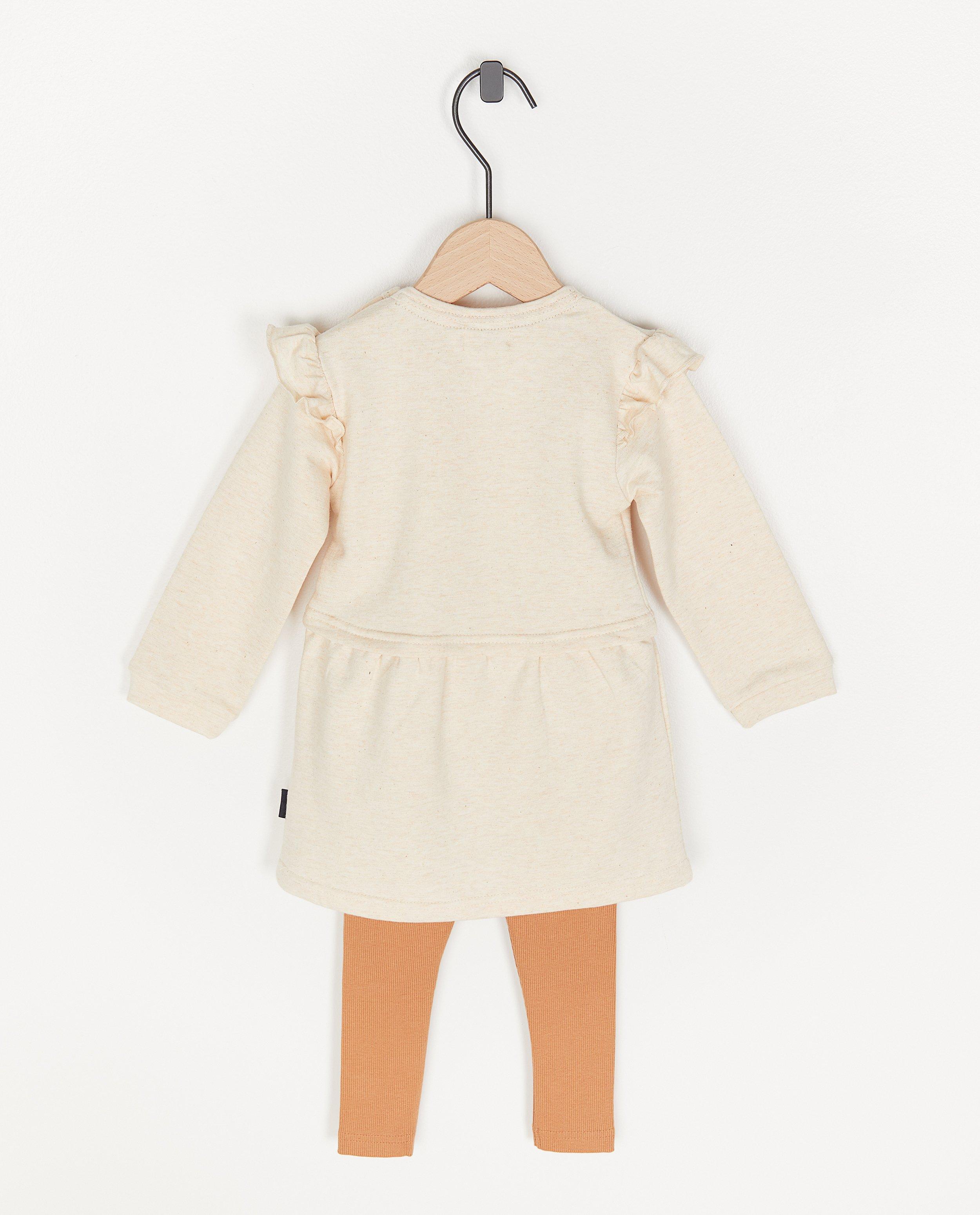 Sets - Set: beige jurkje + legging Dirkje