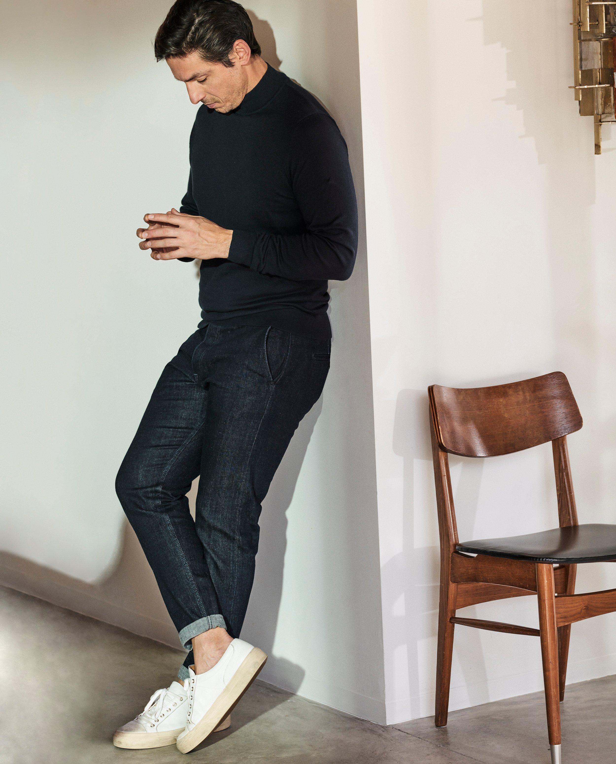 Donkerblauwe jeans CKS x Marcelo Ballardin - dry denim - CKS