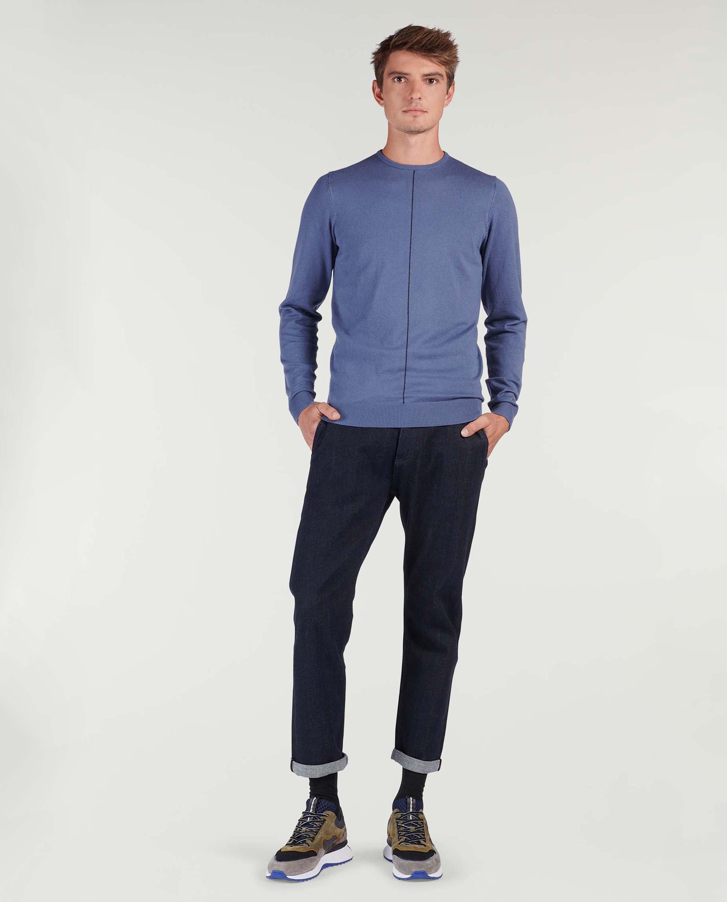 Jeans - Donkerblauwe jeans CKS x Marcelo Ballardin