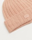 Bonneterie - Bonnet en tricot rose clair