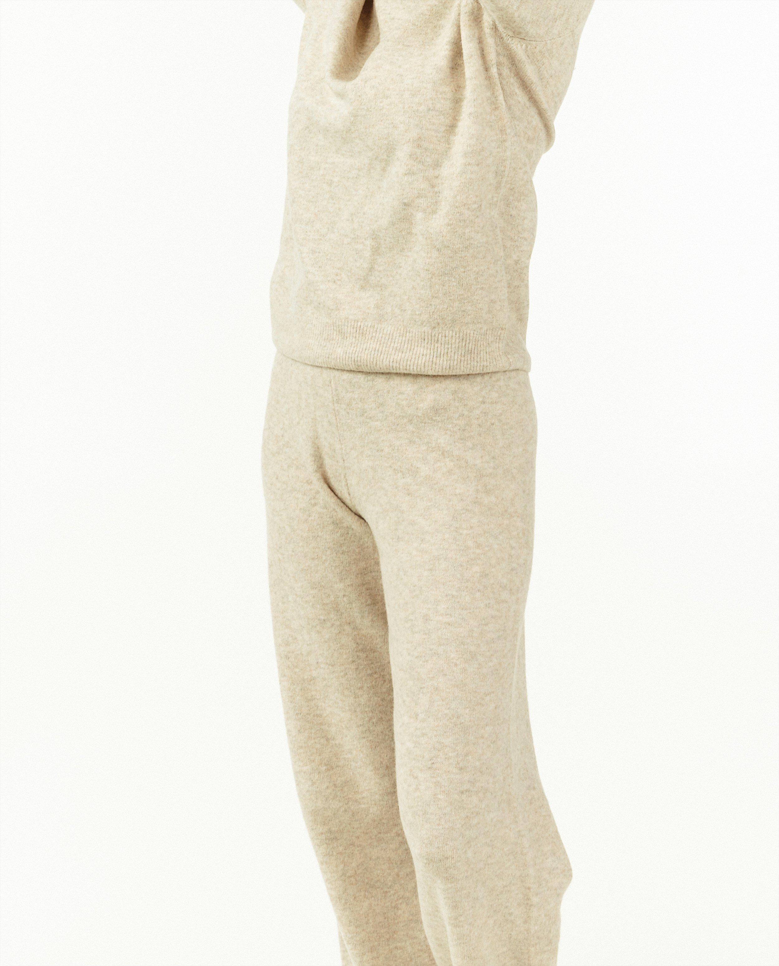 Pantalons - Pantalon beige en tricot Sora