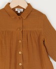 Hemden - Bruine blouse van tetra