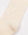 Chaussettes - Collant rose pâle à nœud