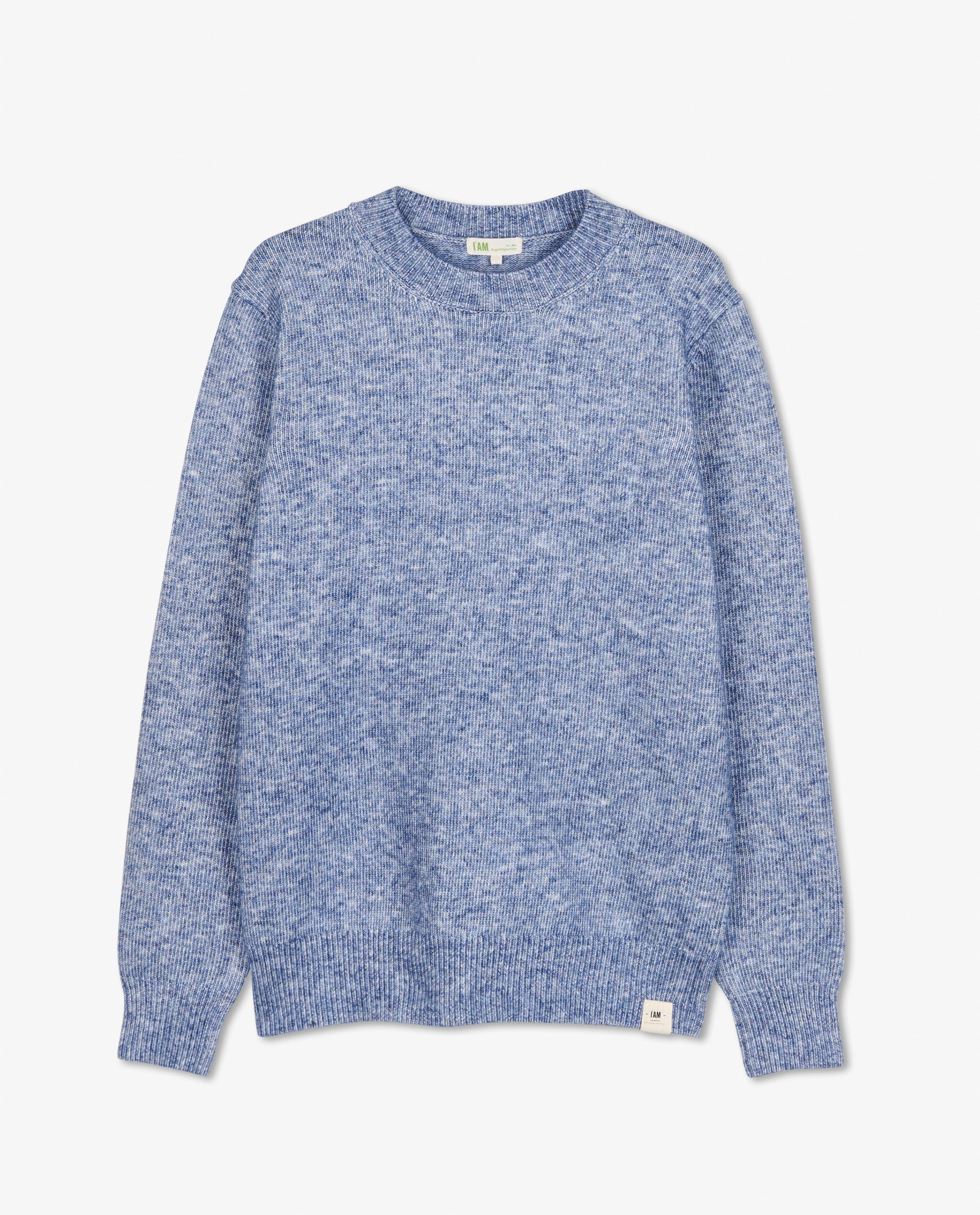 Pull en polyester recycl&eacute; I AM - D&eacute;tails du produit - bleu - image num&eacute;ro 5