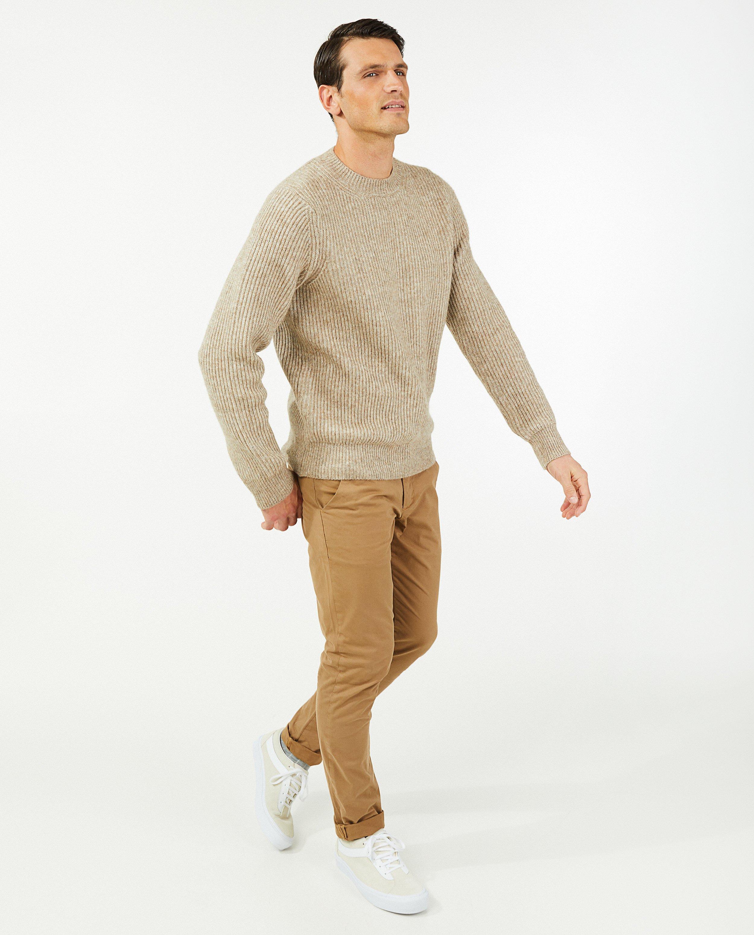Pull en polyester recyclé I AM - brun - I AM