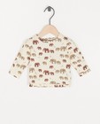 T-shirt à manches longues à imprimé d’éléphant - null - Newborn 50-68