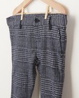 Pantalons - Pantalon bleu à carreaux