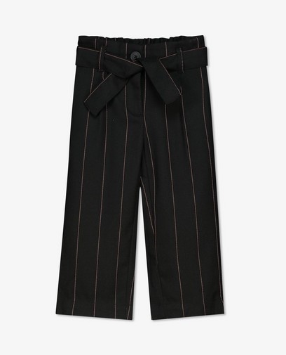 Zwarte broek met strepen Zwarte broek met strepen