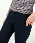 Pantalons - Pantalon bleu foncé à rayures