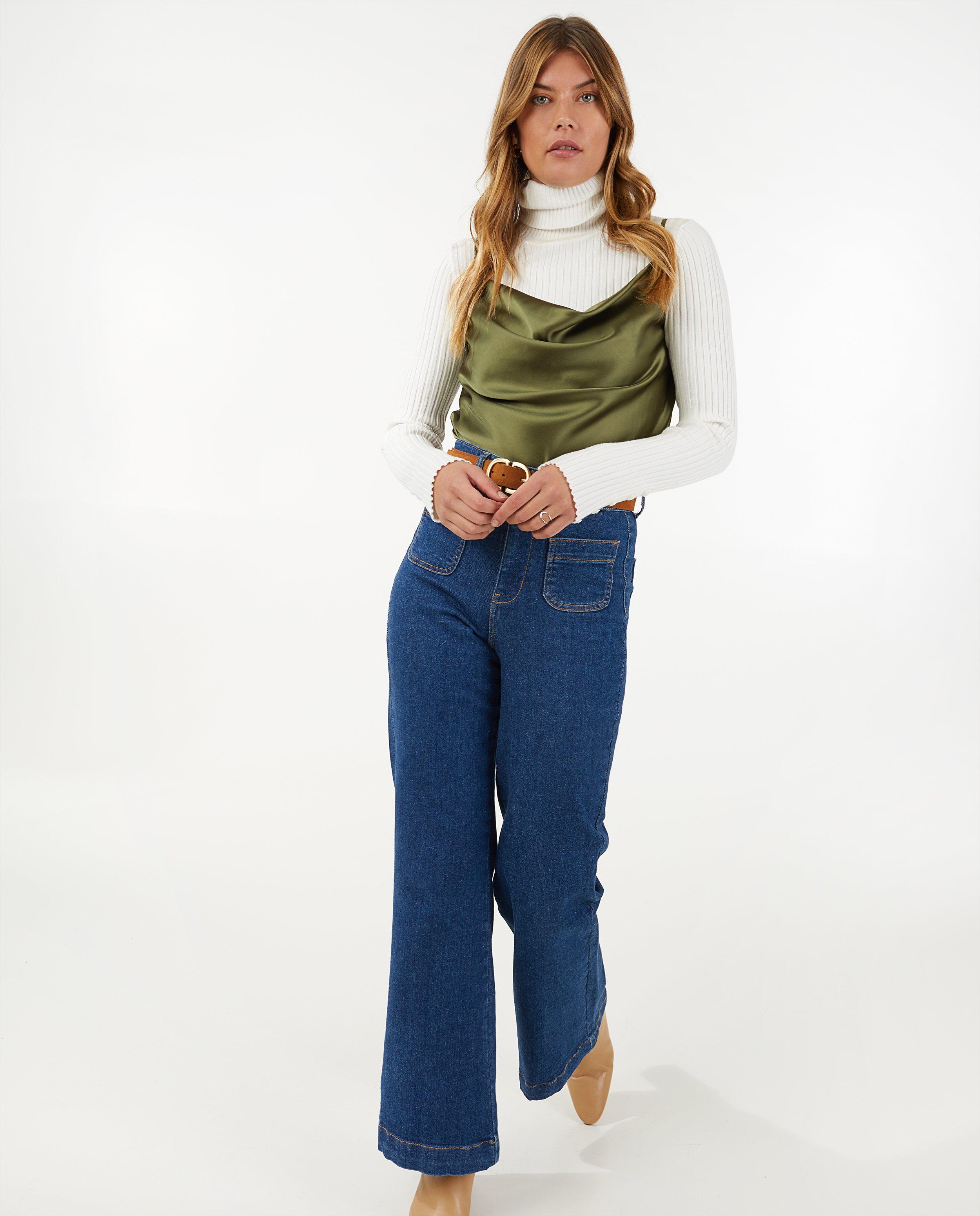 Satijnen spaghettitop Sora - Product Detail - khaki - afbeelding nummer 3