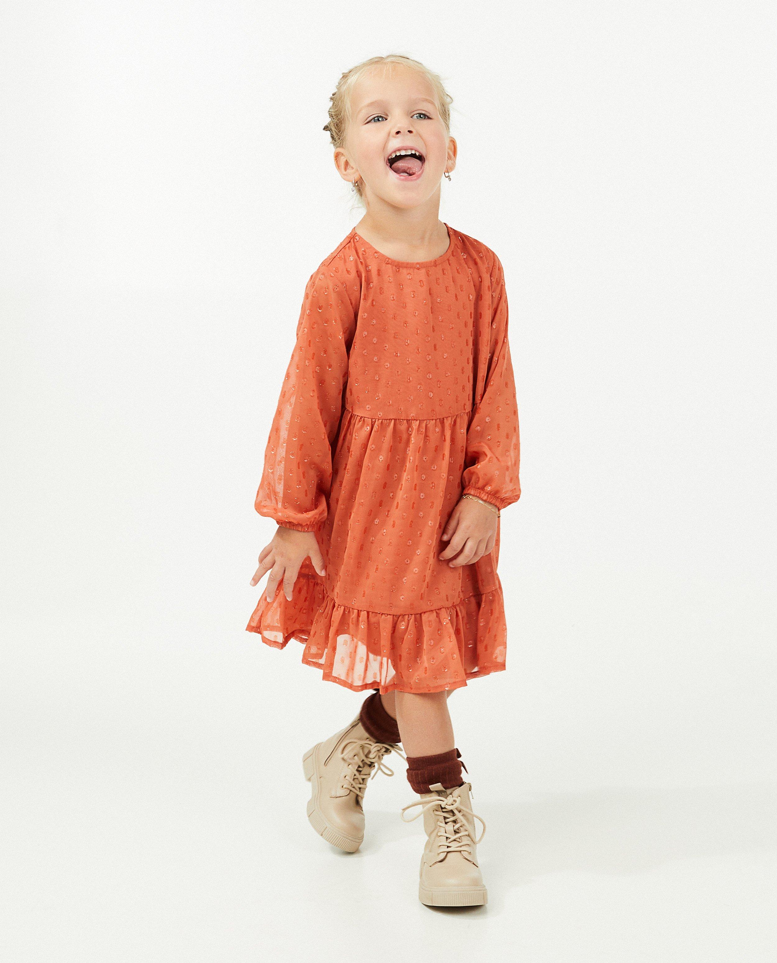 robe orange enfant