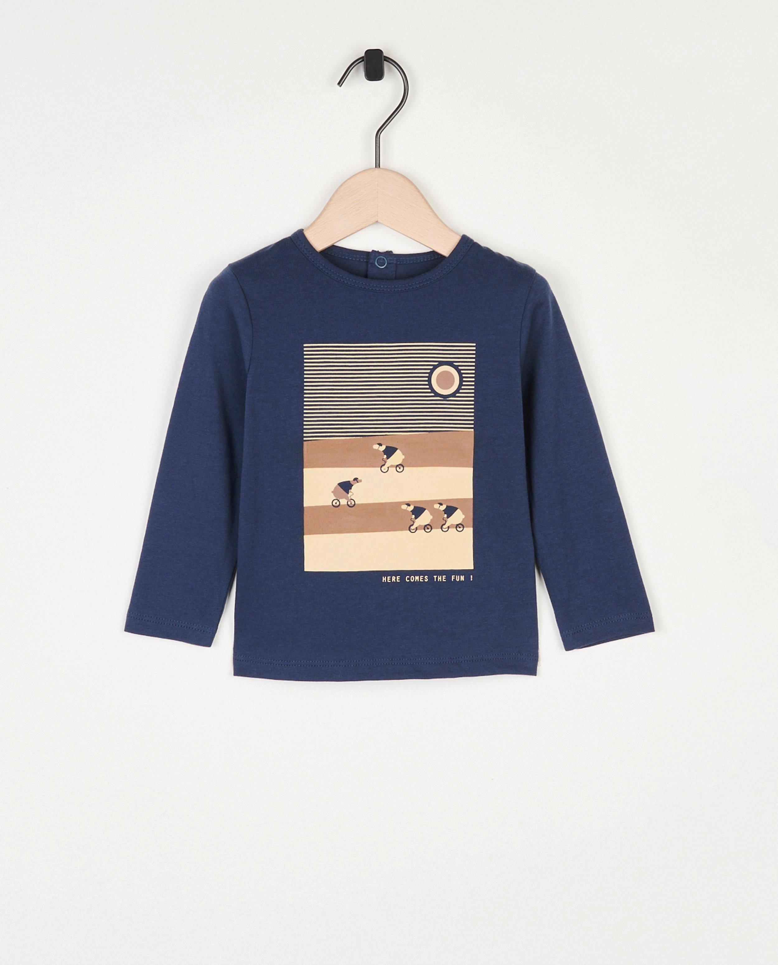 T-shirt gris à manches longues BESTies - null - Besties
