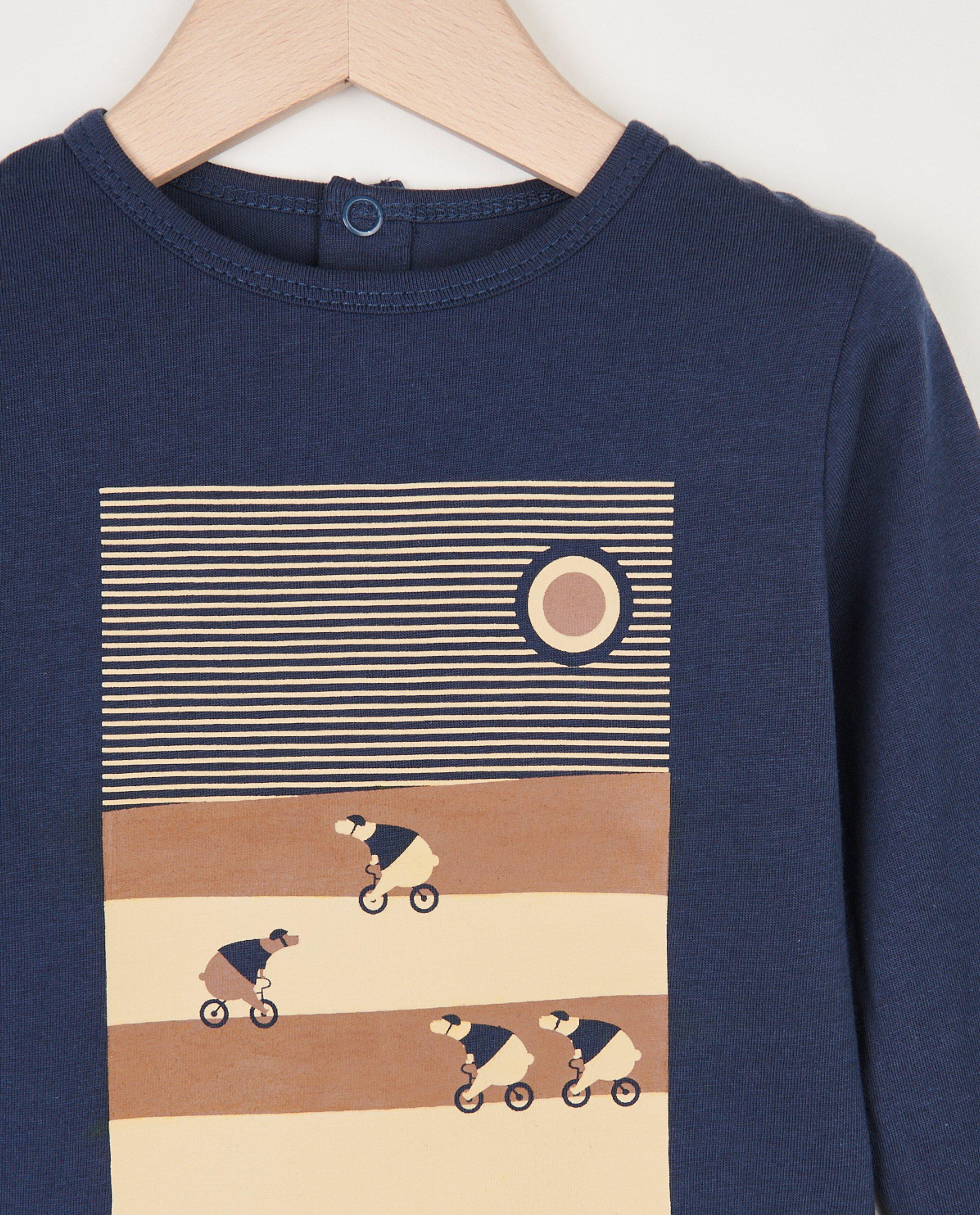 T-shirts - Blauwe longsleeve BESTies