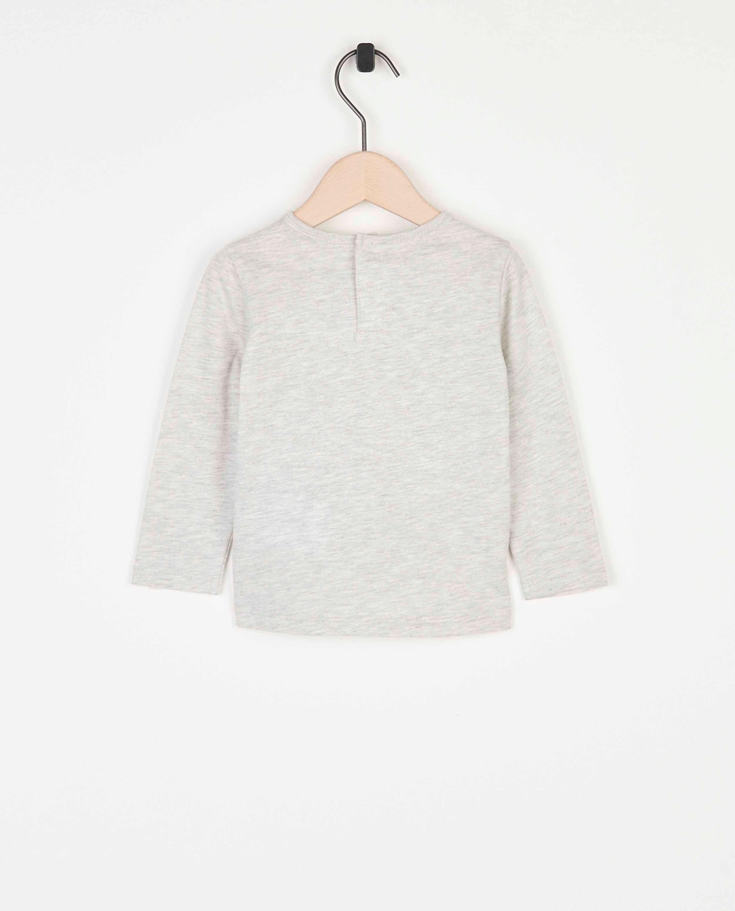 T-shirts - T-shirt gris à manches longues BESTies