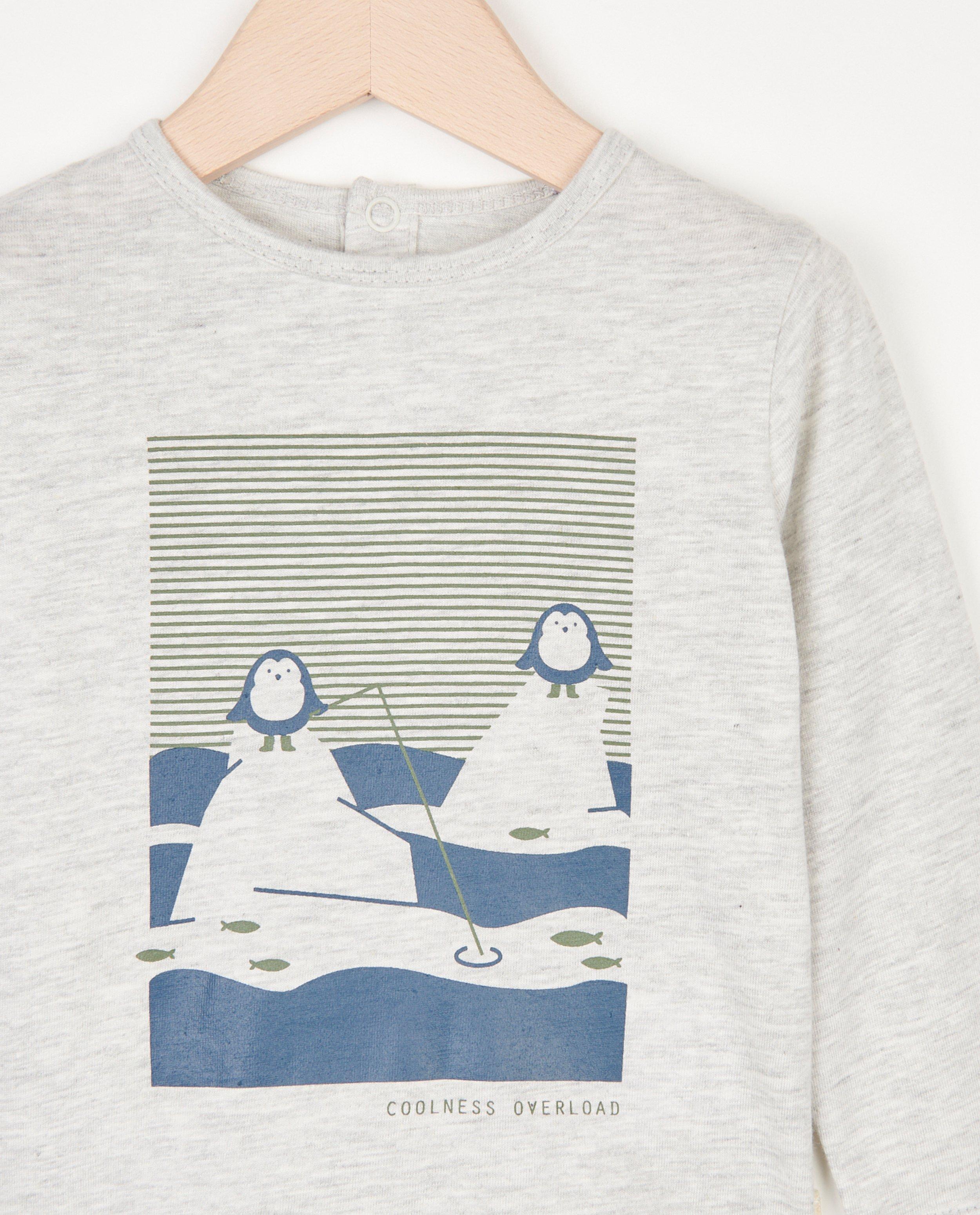 T-shirts - T-shirt gris à manches longues BESTies