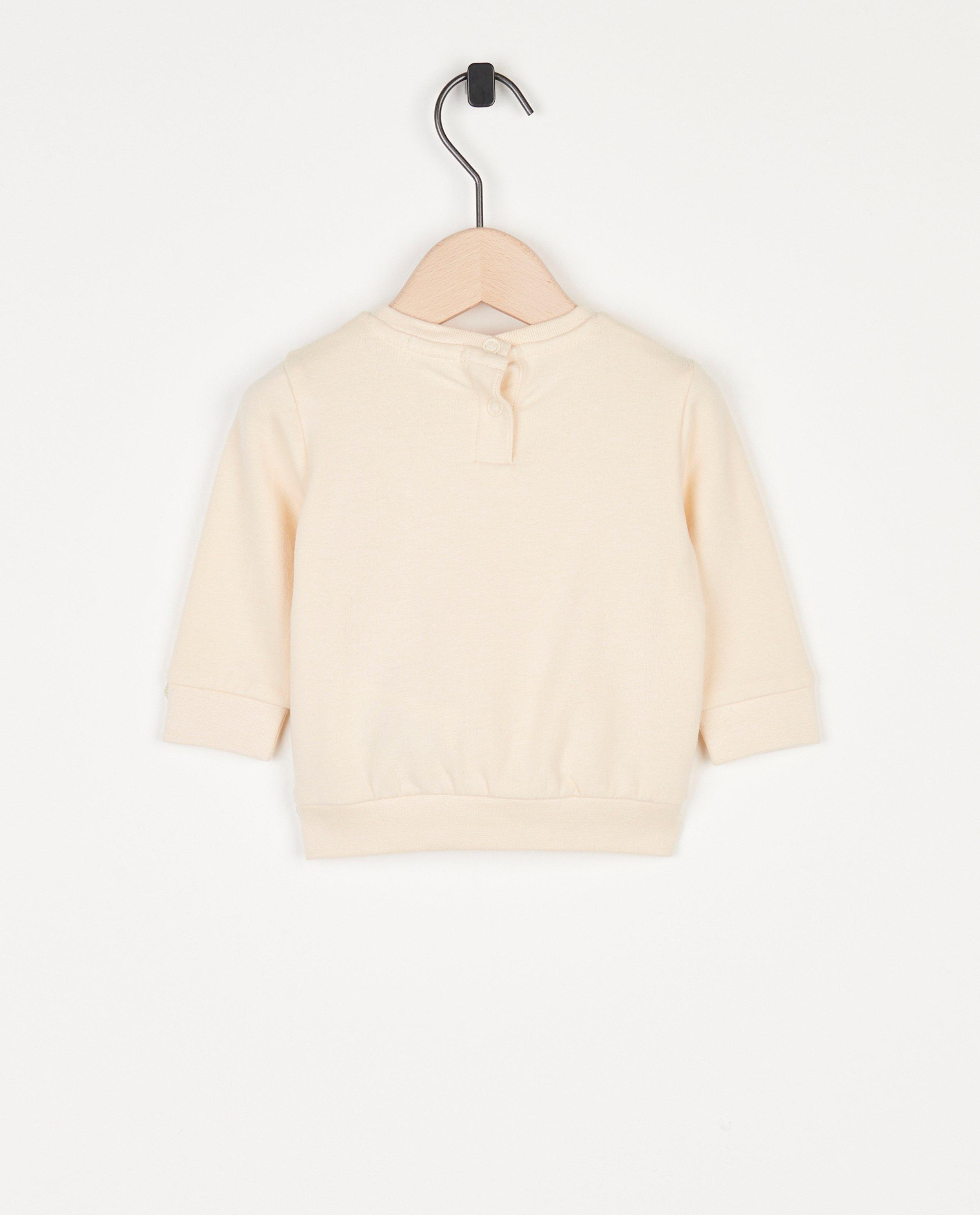Sweaters - Biokatoenen sweater met kant
