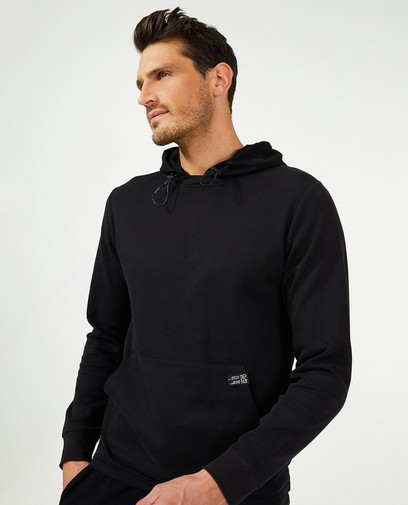 Hoodie noir QS by s.Oliver