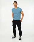 T-shirt bleu à imprimé QS by s.Oliver - avec du stretch - S. Oliver