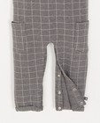 Pantalons - Salopette grise à carreaux Feetje