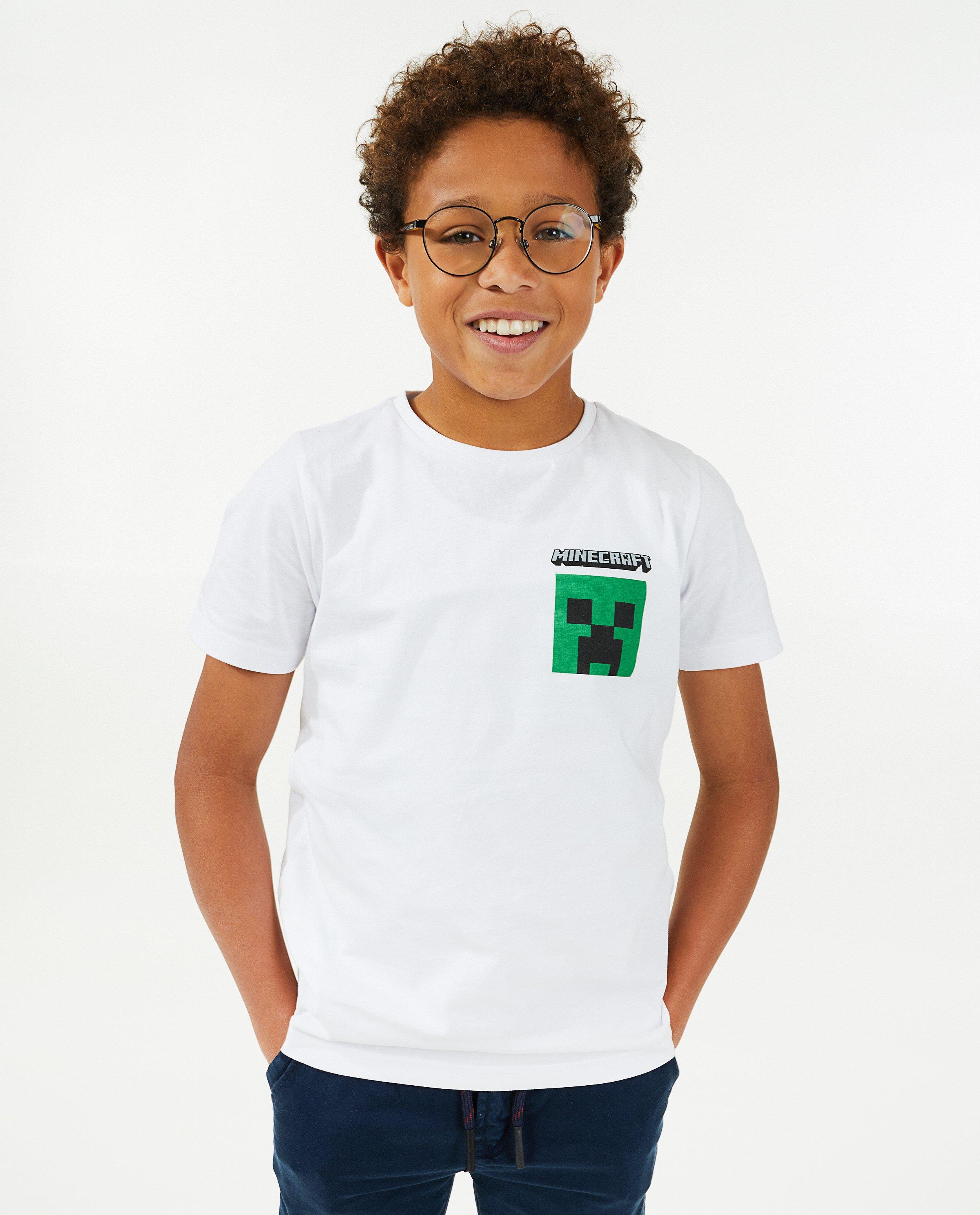 T-shirts - T-shirt blanc unisexe Minecraft