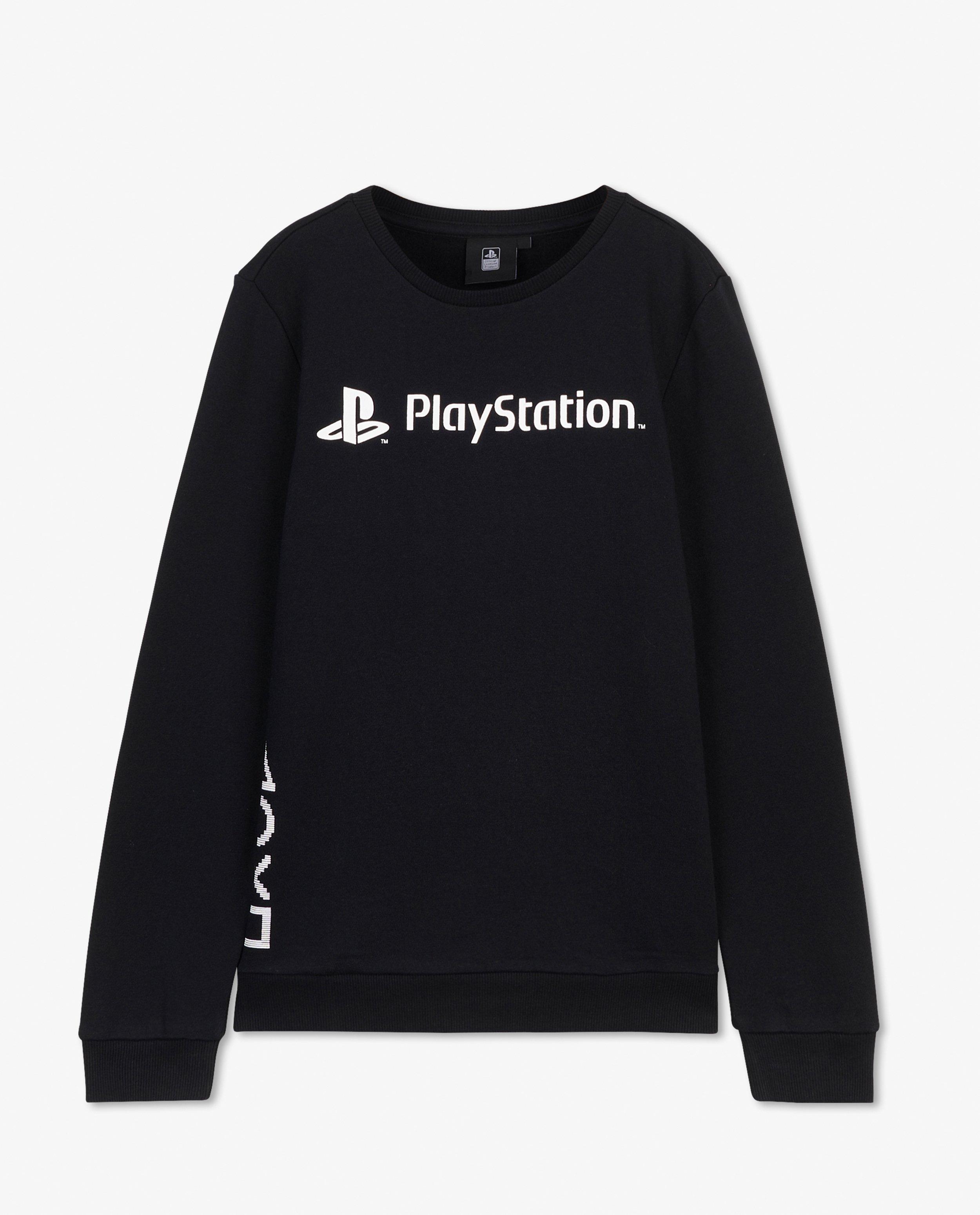 Sweaters - Zwarte unisex sweater Playstation