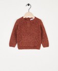 Pull brun en tricot pour bébés - null - Familystories