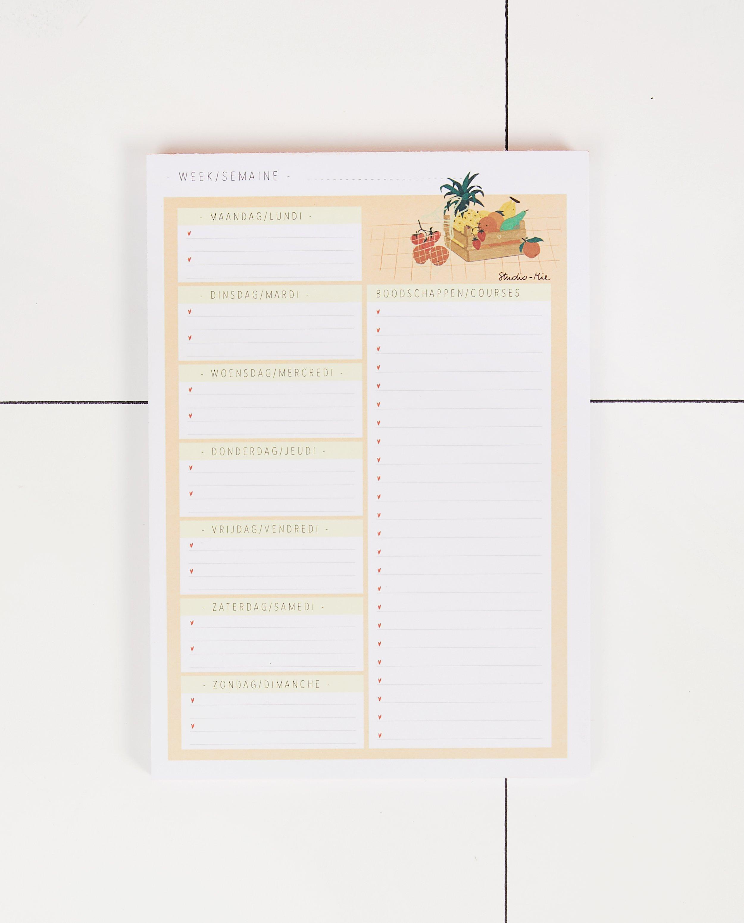 Planificateur de menus Mail-Box - 100 pages - JBC