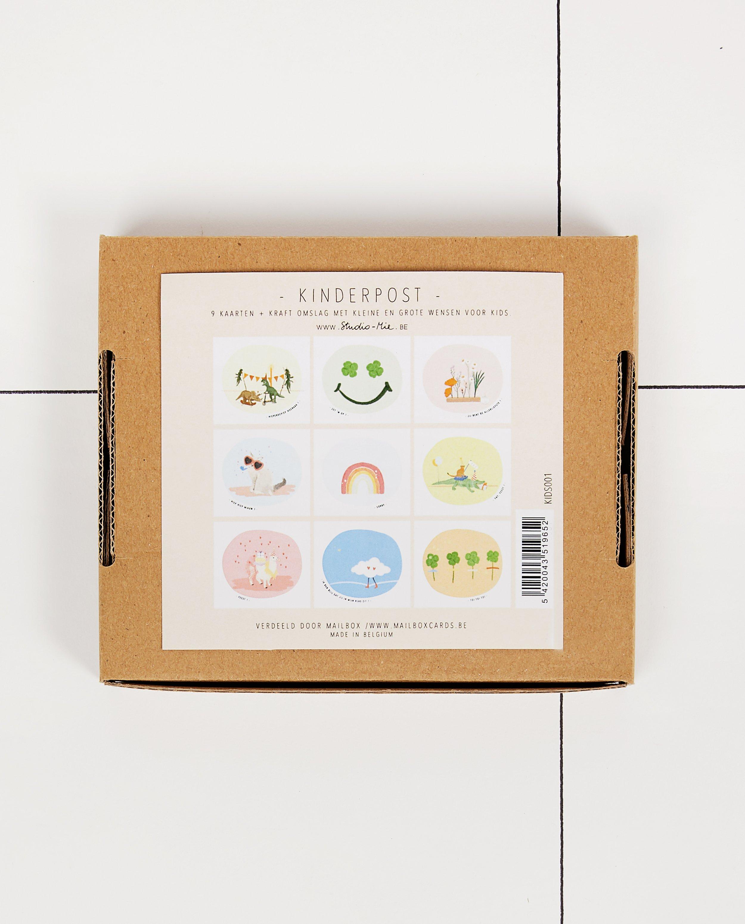 Gadgets - Kinderpost met 9 kaartjes Mail-Box