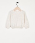 Sweaters - Beige sweater met opschrift Your Wishes